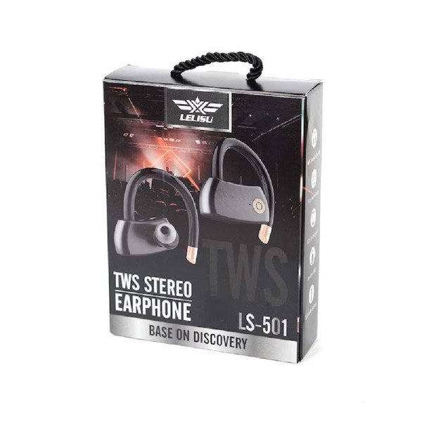 Слушалки Lelisu LS-501 Black, Bluetooth