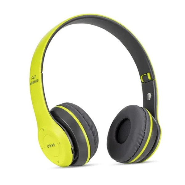 Слушалки P47 Bluetooth зелени