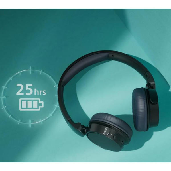 Слушалки Philips TAH3209BK/00, черни
