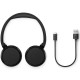 Слушалки Philips TAH3209BK/00, черни