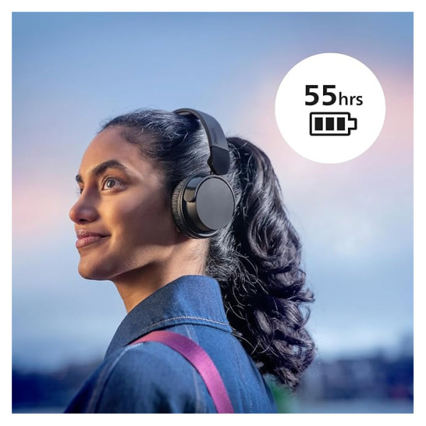 Безжични слушалки  PHILIPS TAH4209BK/00, Bluetooth, 32мм, черен