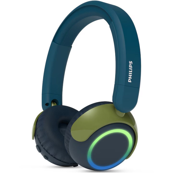 Детски безжични слушалки On-Ear  PHILIPS  TAK4200CT/00, Bluetooth, Тюркоаз