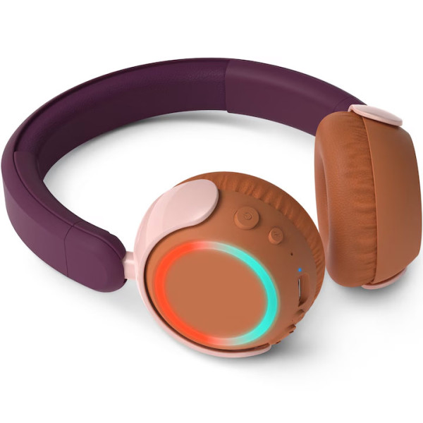 Детски слушалки On-Ear PHILIPS TAK4200MP/00 Bluetooth, Лилав