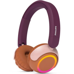 Детски слушалки On-Ear PHILIPS TAK4200MP/00 Bluetooth, Лилав