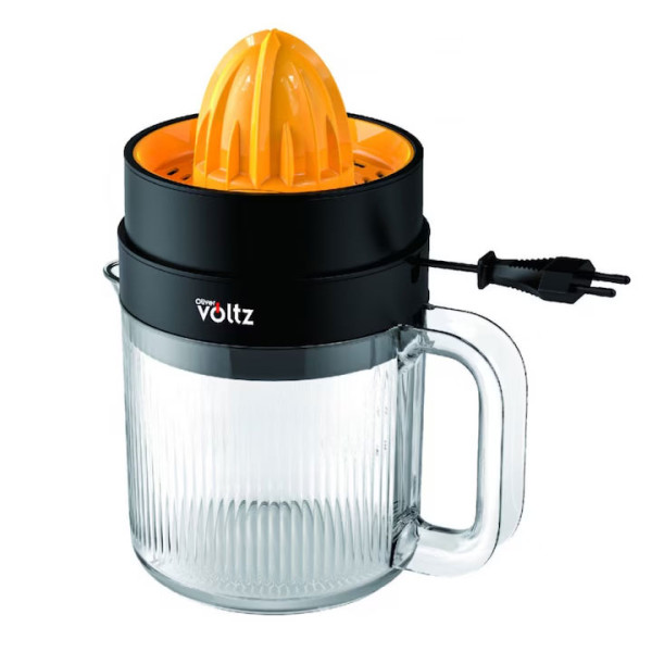 Цитрус преса Oliver Voltz OV51164A, 30 W, 1.2 л, Черен/жълта