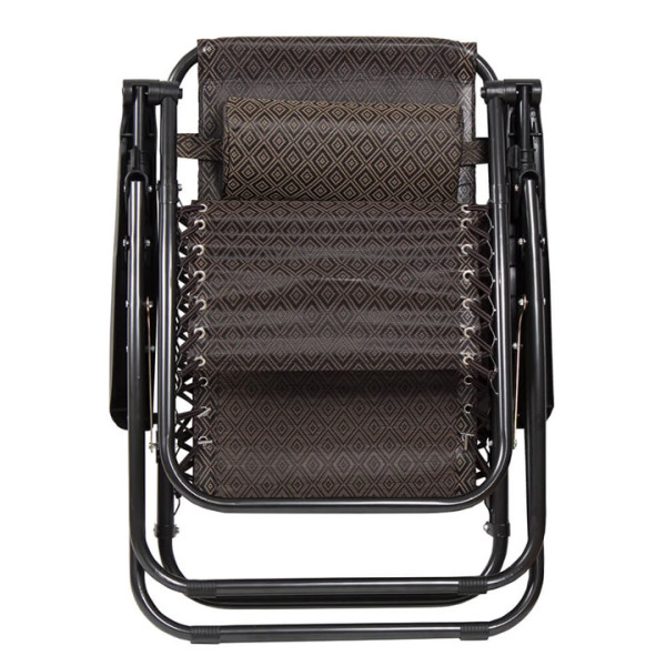 Къмпинг стол Muhler C2014, сгъваем, 175x66x110cm