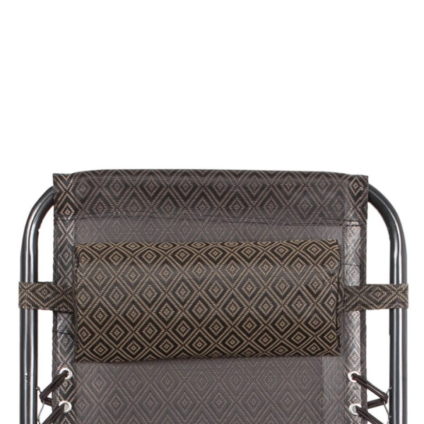 Къмпинг стол Muhler C2014, сгъваем, 175x66x110cm