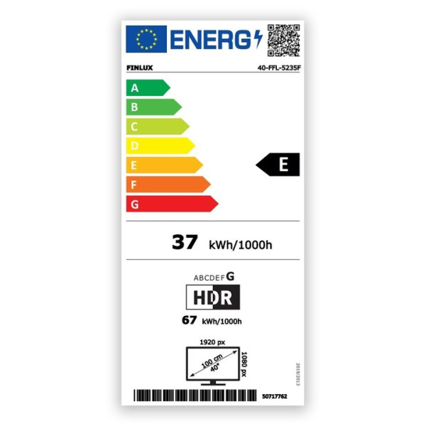 Телевизор Finlux 40-FFL-5235F Smart TV,LED, 40inch