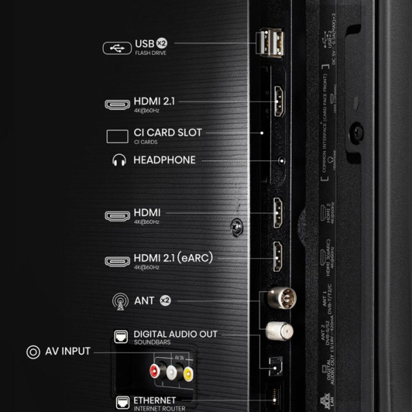 Телевизор HISENSE 43A6Q 4K Ultra HD LED SMART TV, VIDAA, 43.0 ", 108.0 см