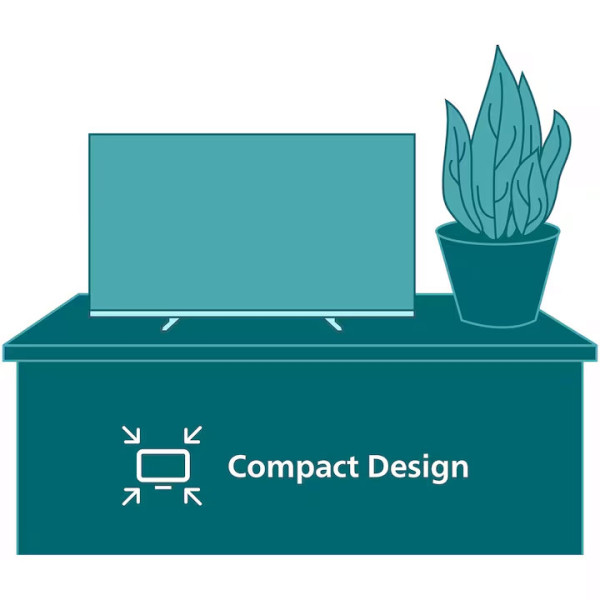 Philips 32inch HD Smart  TV  Titan 32PHS6000/12,366x768, 32 inch