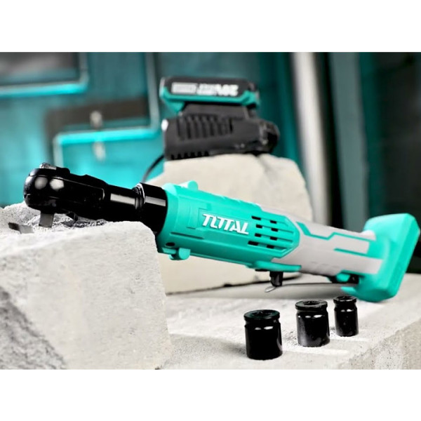 Акумулаторна тресчотка TOTAL, 3/8", 20 V, 65 Nm, без батерия
