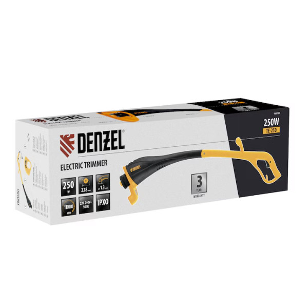Електрически тример Denzel TE-250, 250W, 260мм, полуавтоматичен