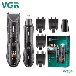 Тример 2 в 1 VGR V-934 за нос и тяло, 500mAh, До120 мин, USB, Водоустойчив