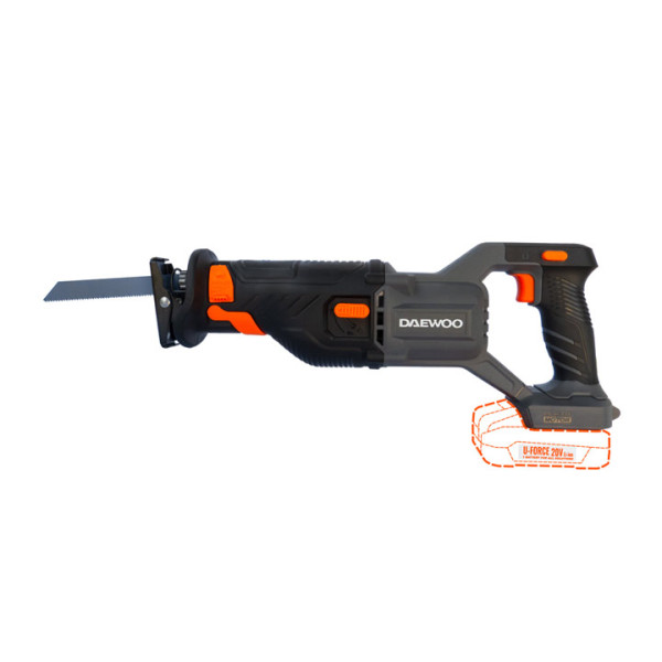 Саблен трион акумулаторен Daewoo DALRCBL20-290, 20V.безчетков