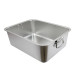 Дълбока тава Elekom EK-4515 SS, 45x35x15 см, Метални дръжки, Инокс