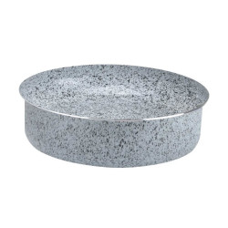 Тава Oliver Voltz Siena OV51222J28, Кръгла, 28x8см, Мраморно покритие, Сив