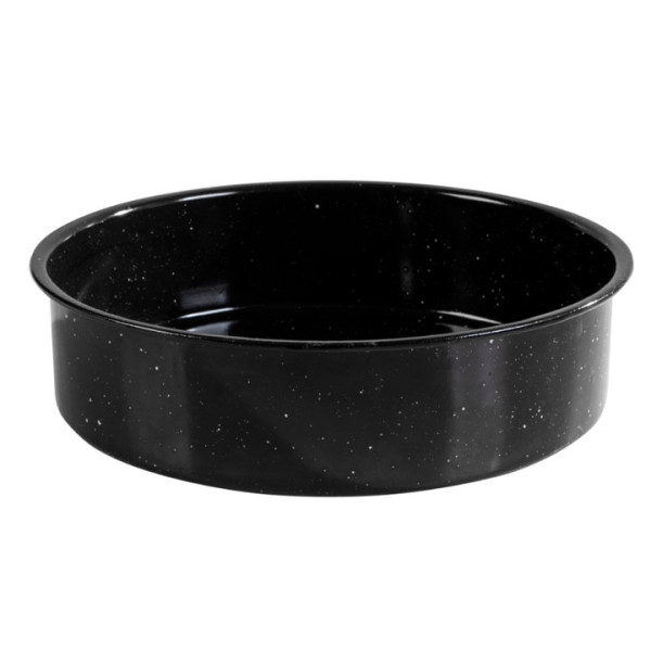 Кръгла тава за печене Oliver Voltz OV51222JR34, емайл, черна Voltz