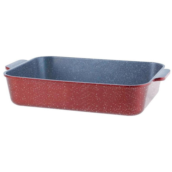 Тава за печене Voltz OV54322BS28, 28x20x6.5см, Правоъгълна,червен меланж 