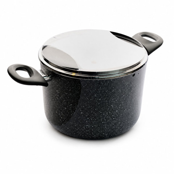 Тенджера BRIO-STONE 22см, 5.3л, 102855