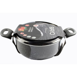 Тенджера Brio Stone, 24x10см, 4,5л, плитка