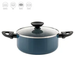 Тенджера Luigi Ferrero Prima FR-2244 22x9.5cm, 3.1L, Индукция, Тъмносин