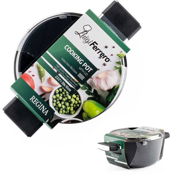 Тенджера Luigi Ferrero Regina FR-2040 20x10cm, 2.5L