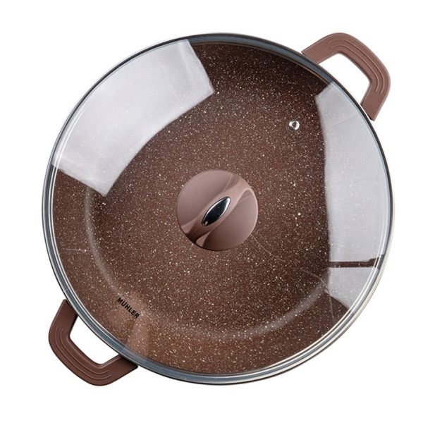 Тенджера плитка Muhler Mia MR-3275M, 32x7.5cm, 4.3L