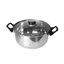 Тенджера със стъклен капак Maibach, диаметър 22см, 3,8л