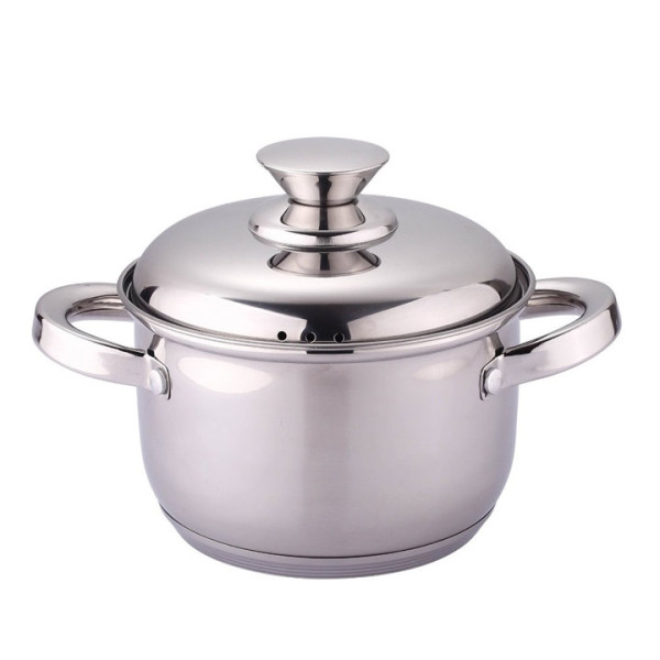 Тенджера с метален капак Rosberg R51210L22S,22x13см, 4.5л, Индукция
