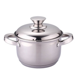 Тенджера с метален капак Rosberg R51210L24S, 24x14см, 5,8л, Индукция