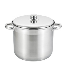 Тенджера Rosberg R51211B28S, 28x22см, 13.5л, Индукция, Инокс