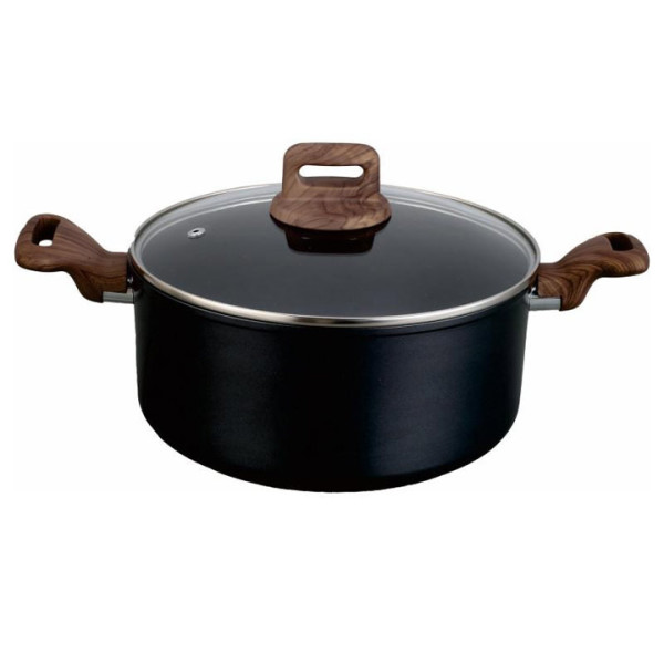 Тенджера Voltz PARIS OV54418F24D, 24х14см., 6,5л, Индукция, Черен