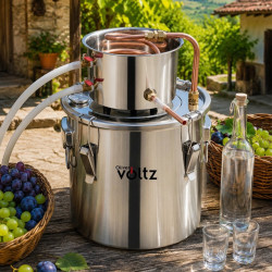 Тенджера казан за дестилация Voltz OV51214A30, 30L, 35X35см