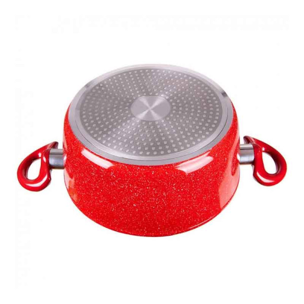 Тенджера с мраморно незалепващо покритие