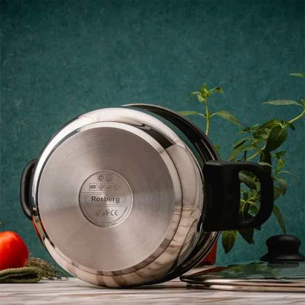 Тенджера под налягане Rosberg R51311A5, 5 л, Индукция