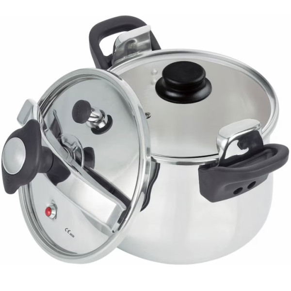 Тенджера под налягане Rosberg R51311A7, 7 л, 2 капака