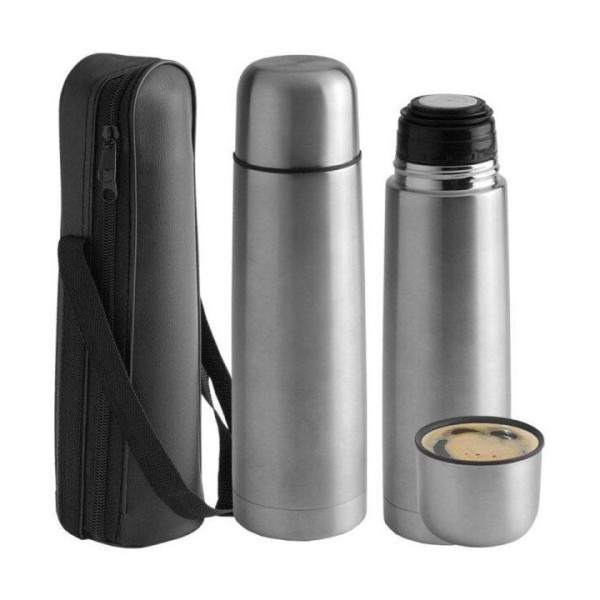 Термос Rosberg R52010B,500 ml, чантичка, Стомана