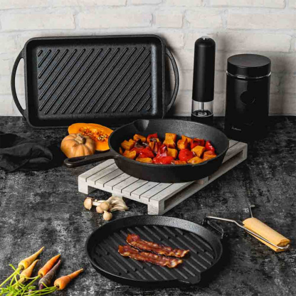 Тиган грил Luigi Ferrero Tika FR-2521CI 25x5cm, чугун