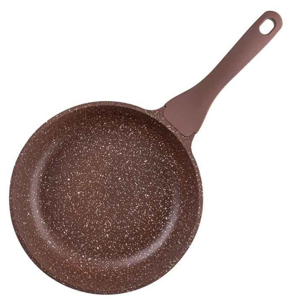 Тиган в цвят шоколад, лят алуминий