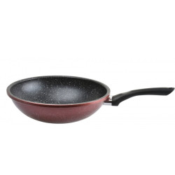 Тиган Уок Rosberg R51320G26, 26см, Индукция, Бордо меланж