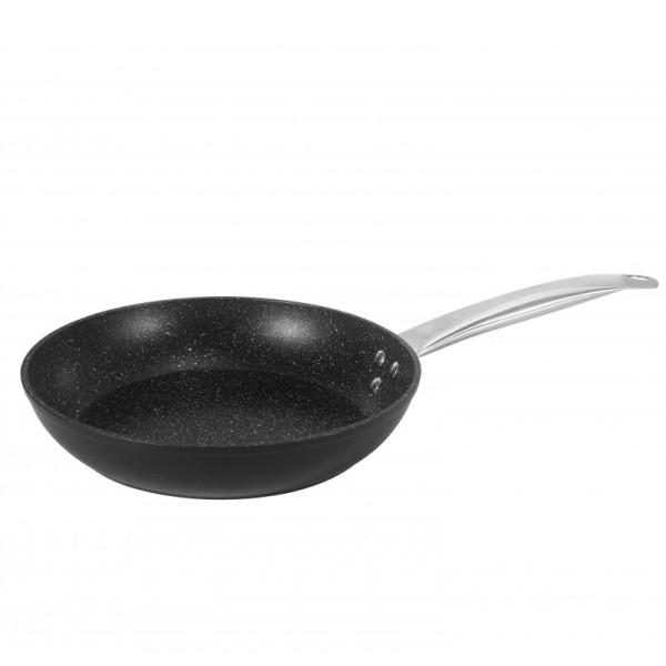 Тиган серия Biostone Oliver Voltz OV54419N28, Мраморно покритие, Индукция, Черен