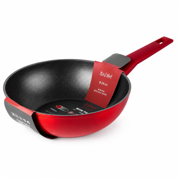 Тиган BRIO Red Passion WOK 28см, индукция