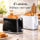 Тостер Lexical LTO-3905-1/2, до 900 W, 2 филийки