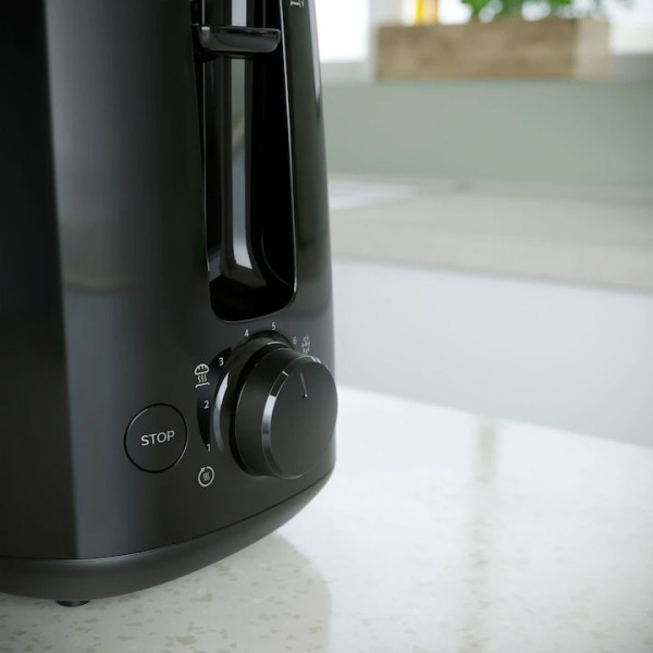 Тостер PHILIPS Daily Collection HD2583/90, черен