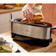 Тостер PHILIPS  Viva Collection HD2692/90 метален, черно-сребристо