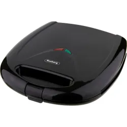 Сандвич тостер Rosberg R51442B,1200W, грил, черен, Незалепващи плочи