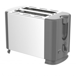Тостер за хляб Rosberg R51440GS, Бял/сив