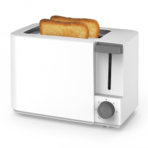 Тостер за хляб Rosberg R51440F,700W, бял 