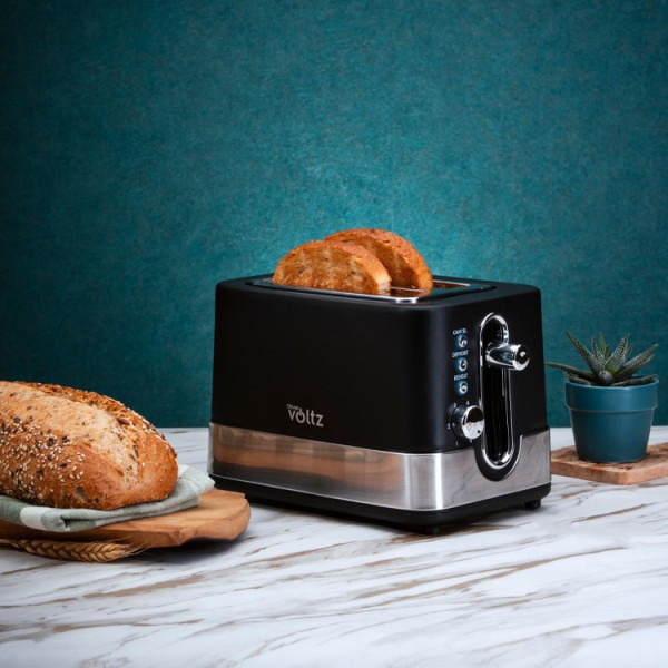 Тостер за хляб Oliver Voltz OV51440I, Черен/инокс