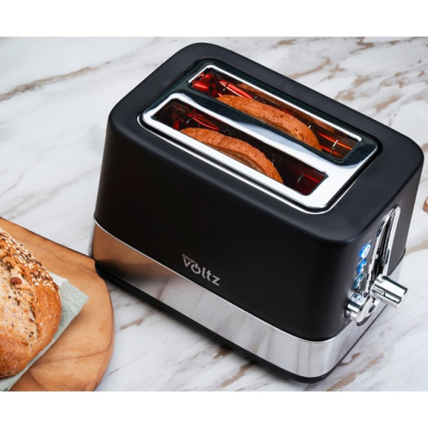 Тостер за хляб Oliver Voltz OV51440I, Черен/инокс